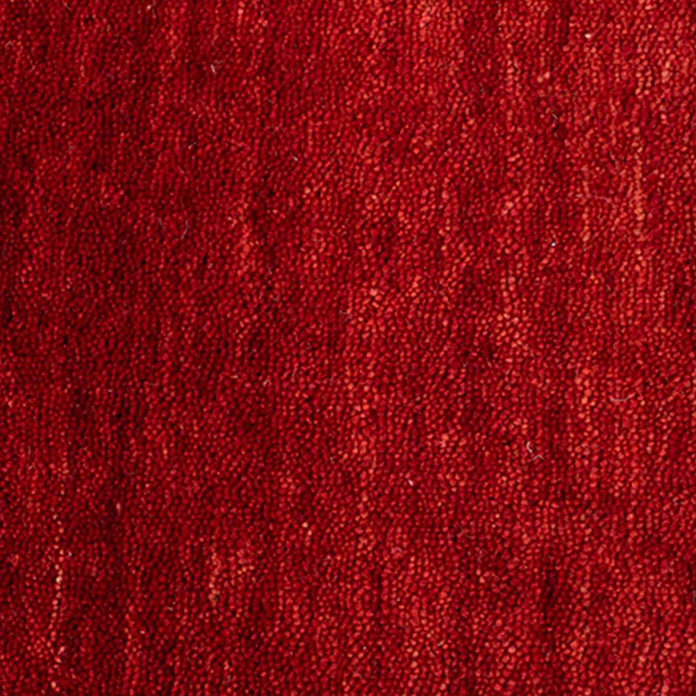 Skagen håndvævet uldtæppe i rød fra HC Tæpper