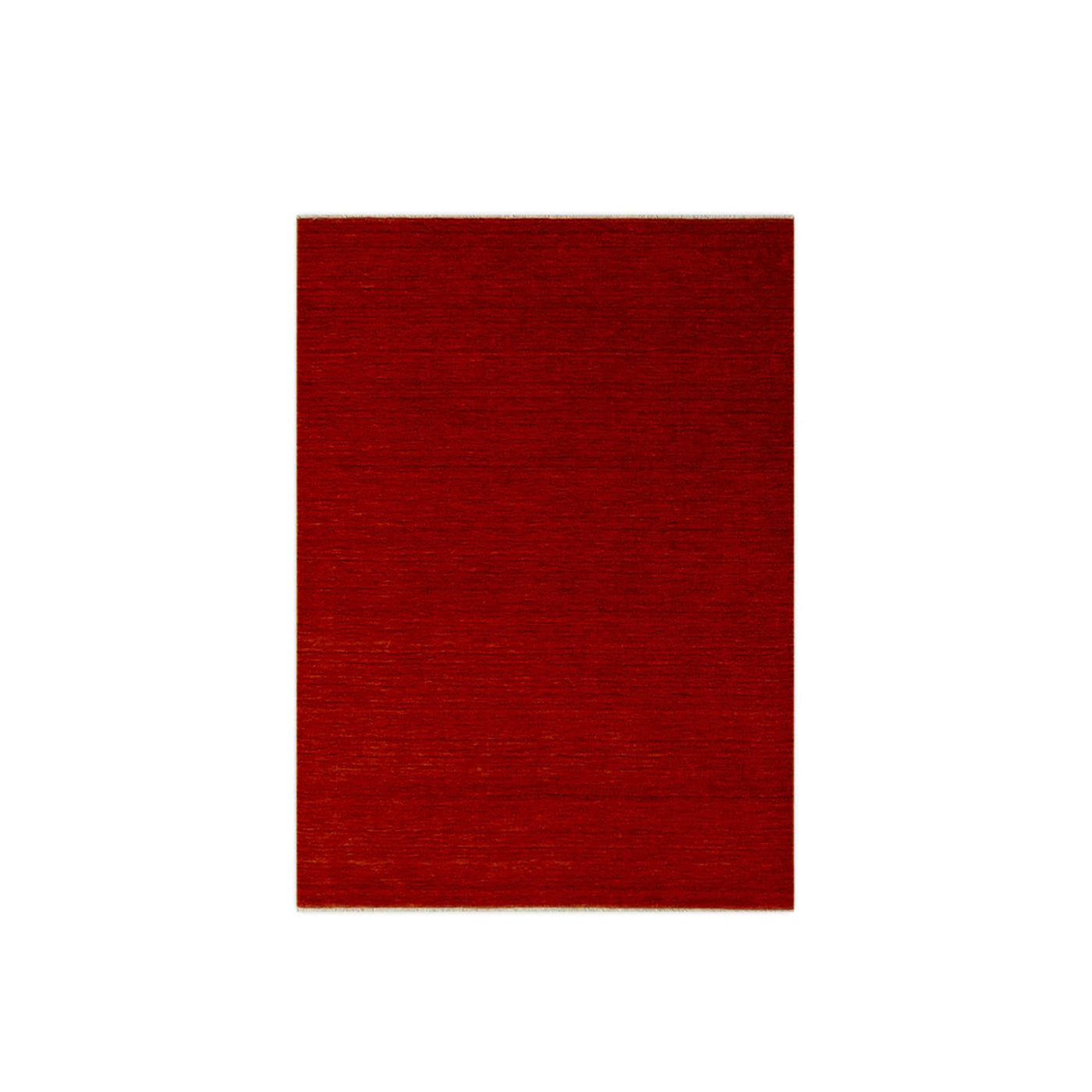 Skagen håndvævet uldtæppe i rød fra HC Tæpper