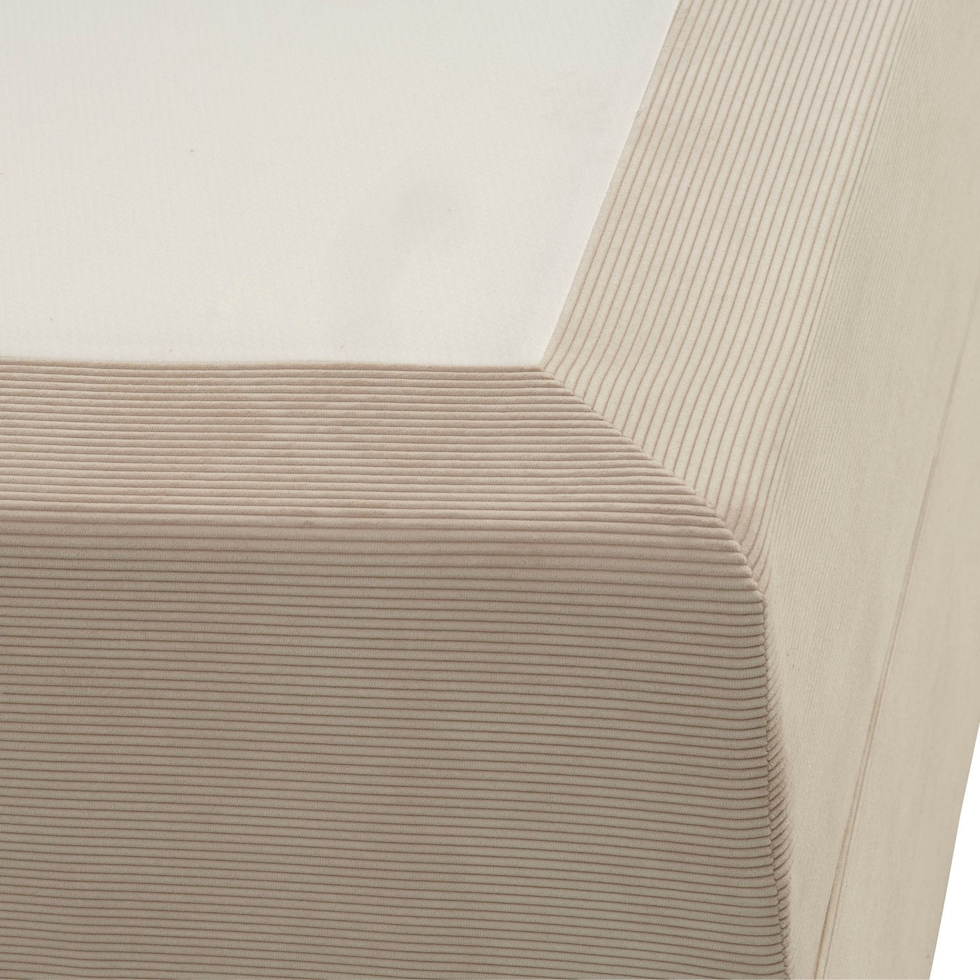 Space Dreams seng med opbevaring 140 x 200 cm. i Lisboa stof i farven Beige