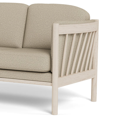Julie tremme sofasæt i beige unite stof  fra Topline