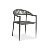 Trinidad havestol fra Lexpo i aluminium med flet i farven 'Anthracite'