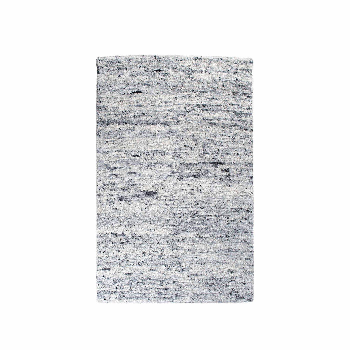 York håndlavet tæppe i hvid / sort fra HC Interior Rugs