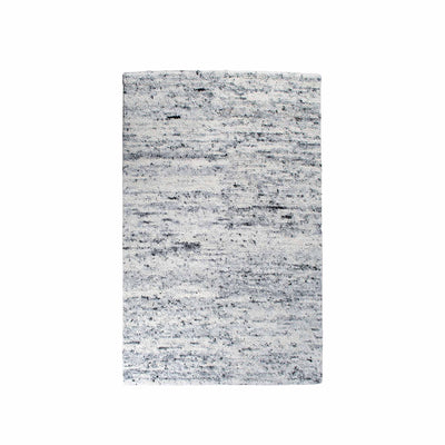 York håndlavet tæppe i hvid / sort fra HC Interior Rugs