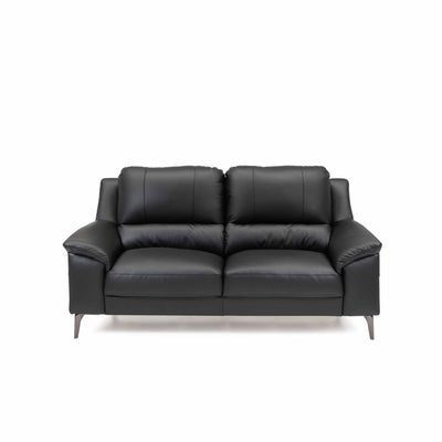 Agersø 3+2 pers. sofa i sort læder fra Hjort Knudsen