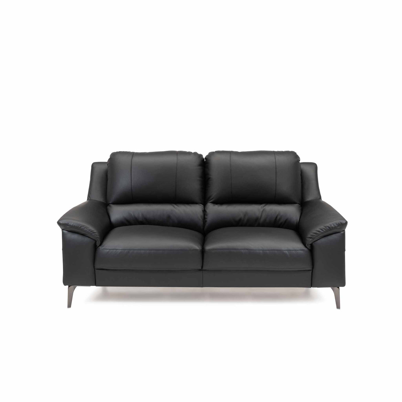 Agersø 2 pers. sofa i sort læder fra Hjort Knudsen