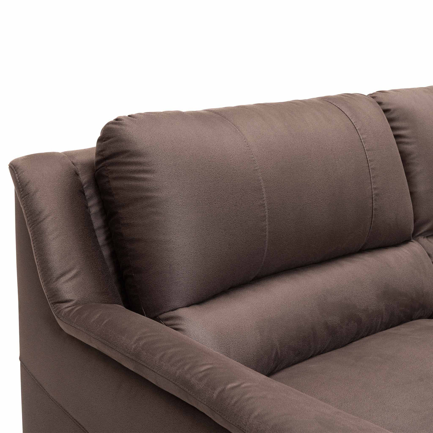 Agersø 3+2 pers. sofa i antracit nubuck-look stof fra Hjort Knudsen
