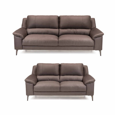 Agersø 3+2 pers. sofa i antracit nubuck-look stof fra Hjort Knudsen
