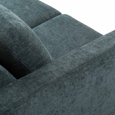Skyline 3 + 2-personers sofasæt i petroleumsblå stof fra Hjort Knudsen