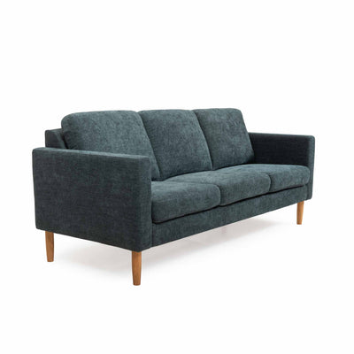 Skyline 2-personers sofa i petroleumsblå stof fra Hjort Knudsen