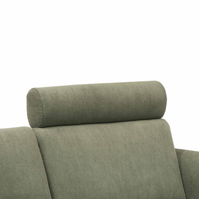 Nakkestøtte til Skyline sofaer i grøn fløjl fra Hjort Knudsen
