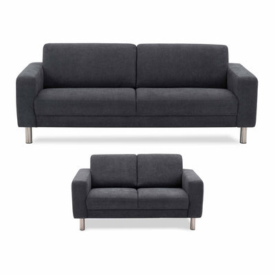 City 3+2-personers sofasæt i mørkegrå stof fra Hjort Knudsen