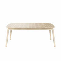 Gilleleje spisebord fra Casø Furniture i hvidolieret eg 200 x 105 cm.