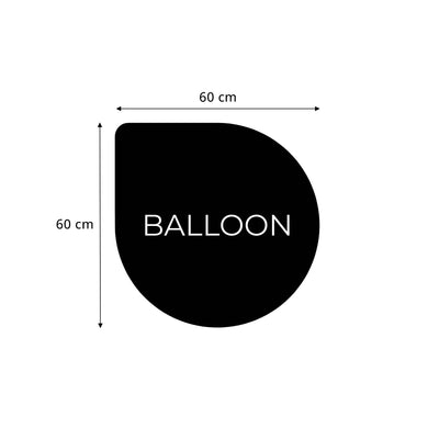 Balloon sofabord 60x60 cm i nano laminat med ben i røget eg fra Thomsen Furniture
