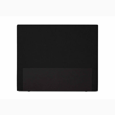 Curve Basic sengegavl fra Opus i 140 cm og betrukket med stof i sort farve.