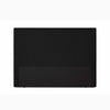 Curve Basic sengegavl fra Opus i 160 cm og betrukket med stof i sort farve.