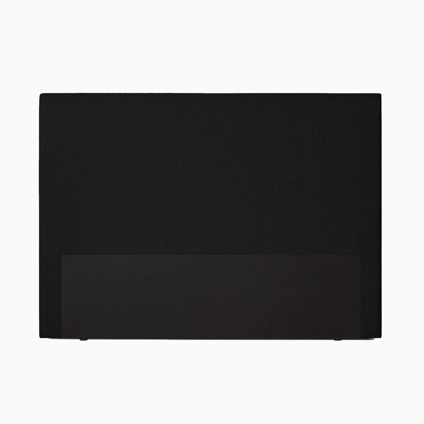 Curve Basic sengegavl fra Opus i 180 cm og betrukket med stof i sort farve.