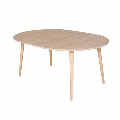 Esther spisebord hvidolieret eg ø115 cm fra Casø Furniture