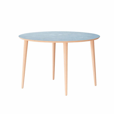 Esther spisebord med stone laminat bordplade ø115 cm fra Casø Furniture