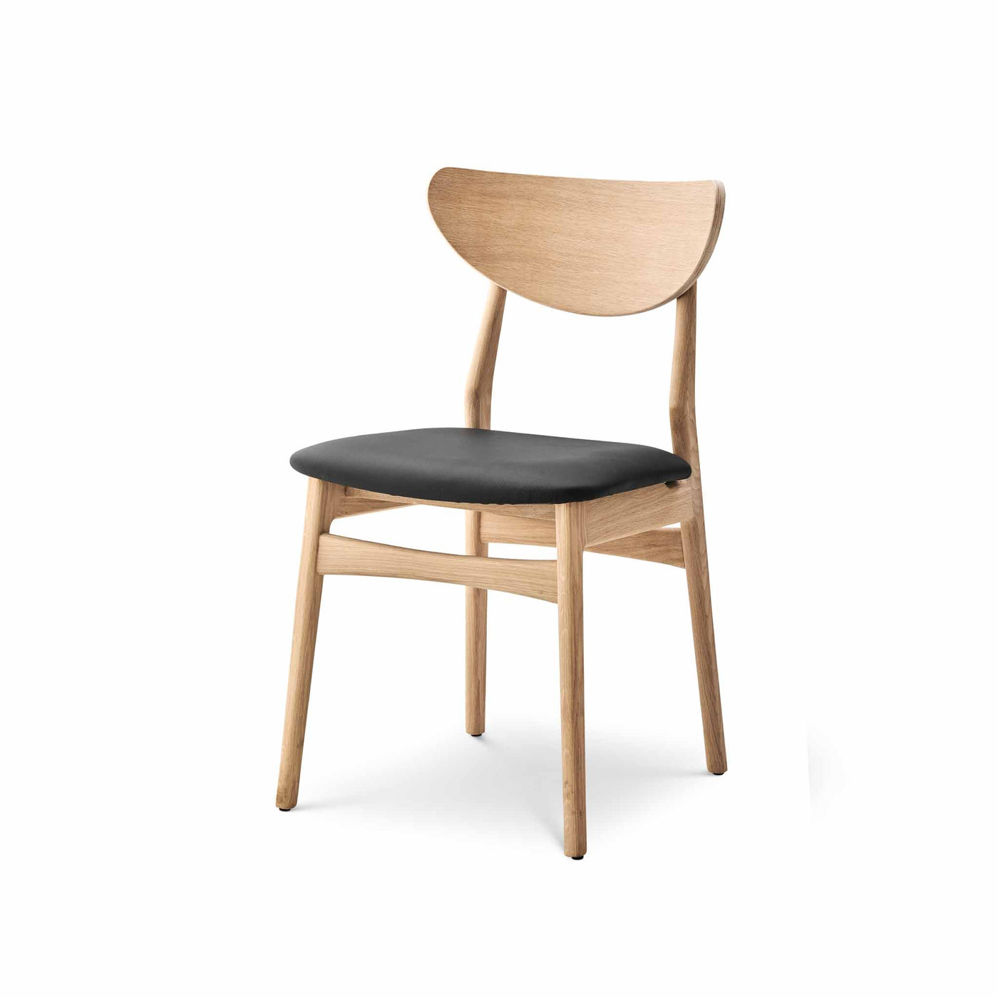 Esther spisebordsstol i hvidolieret eg fra Casø Furniture
