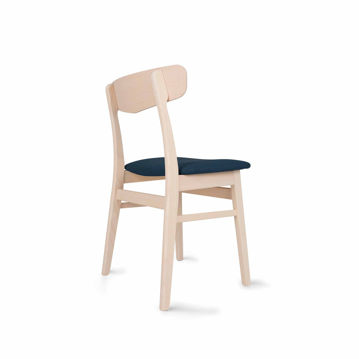 Findahl by Hammel Mosbøl spisebordsstol i sæbebehandlet bøg med stof sæde Corsica 50.