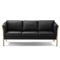 Kragelund Tessa 3 personers sofa i læder.